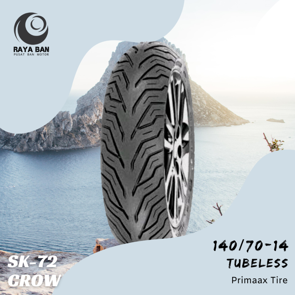 Ban Motor Primaax SK-72 140/70-14 TL The Crow