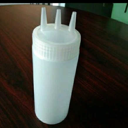 Botol Saus /Botol Kecap 3 Lubang 16oz