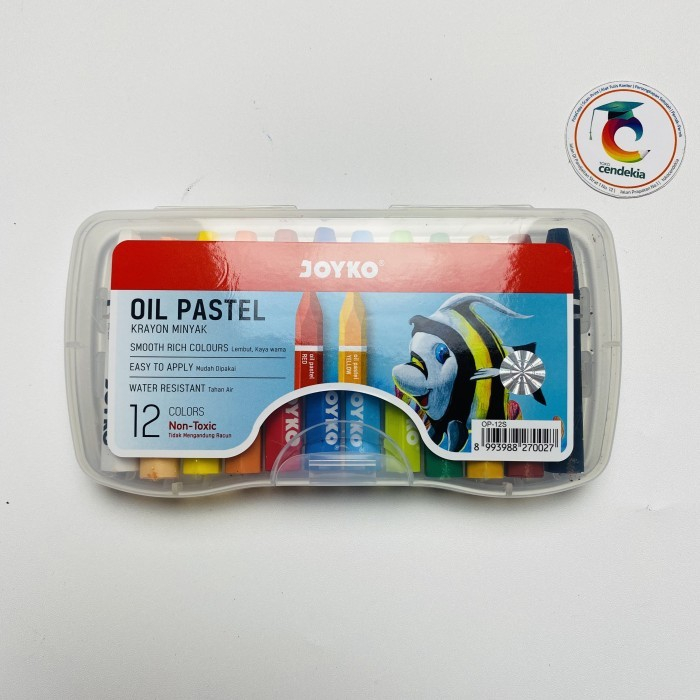 

Crayon Krayon Oil Pastel Titi Joyko 12 warna