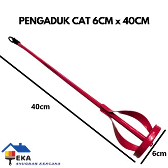 Pengaduk Cat 60 x 400 mm Tjap Mata Tongkat Mixer Semen 6 x 40 cm TERMURAH EKA