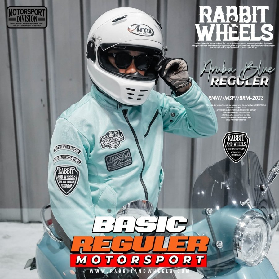 JAKET RABBIT AND WHEELS REGULER BASIC TOSCA
