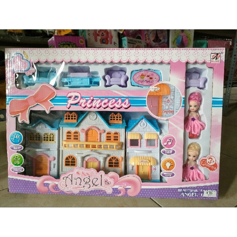 Mainan Istana Rumah Boneka / Mainan Rumah Princess Kastil / Mainan Kado Anak Perempuan Istana Boneka