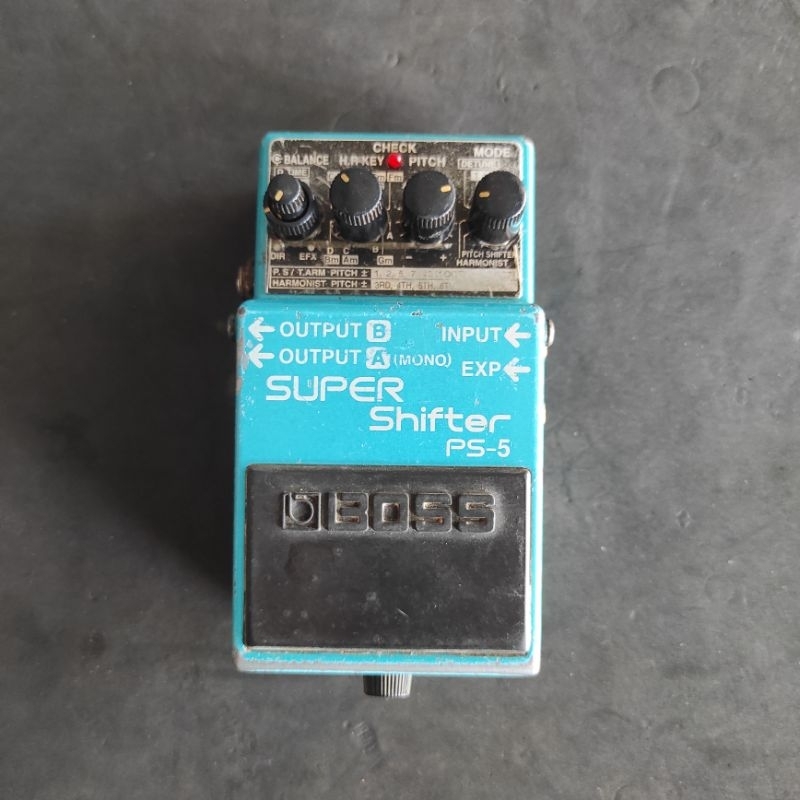 Boss PS 5 Super Shifter, Efek Gitar, Bass, langka, sudah tidah di produksi lagi