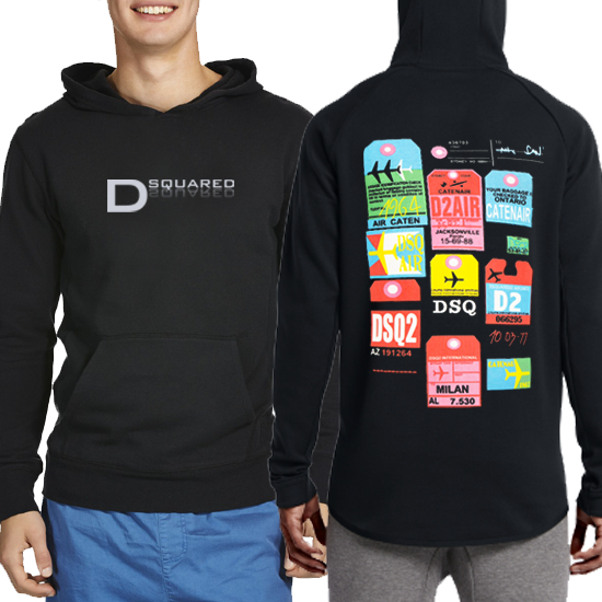 Hoodie Dsquared Air Hoodie Pullover | Jumper Hoodie | Casual Hoodie Bahan Cotton Fleece