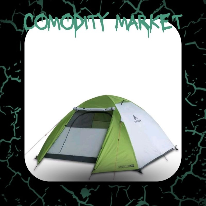 EIGER - X SANTALUM 4P TENT GREEN