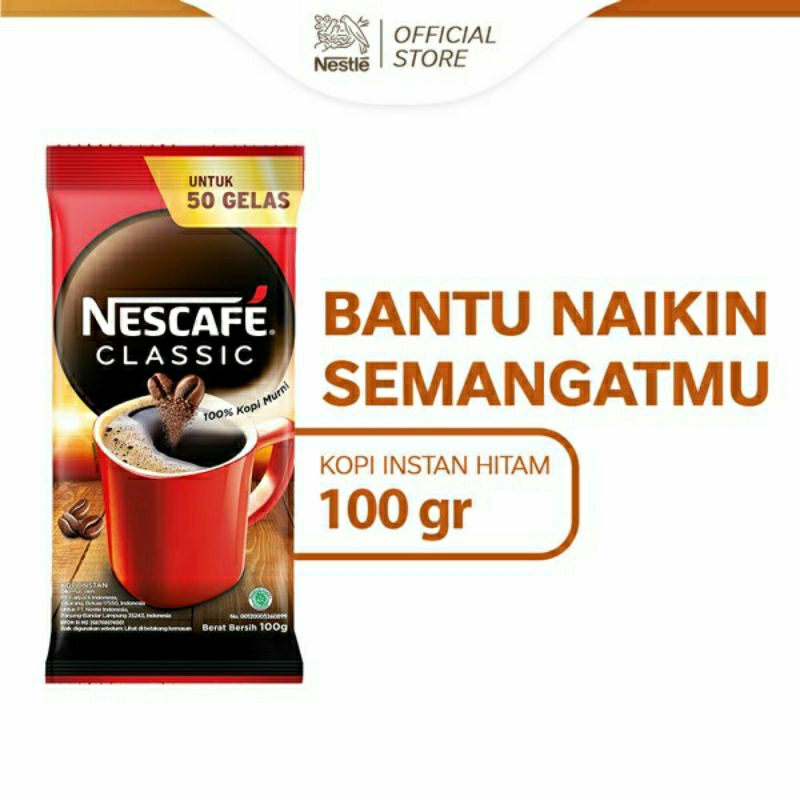 

nescafe classic sacset 100 g ( asli ) expy. AGUSTUS 2024