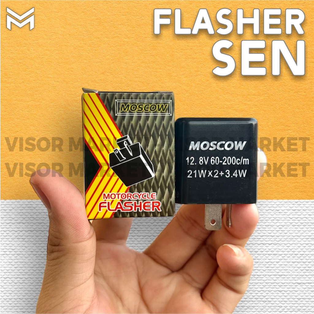 FLASHER SEN MOTOR / FLASHER SEIN MOSCOW BISA DI STEL CEPAT ATAU LAMBAT UNIVERSAL NMAX PCX AEROX VARI