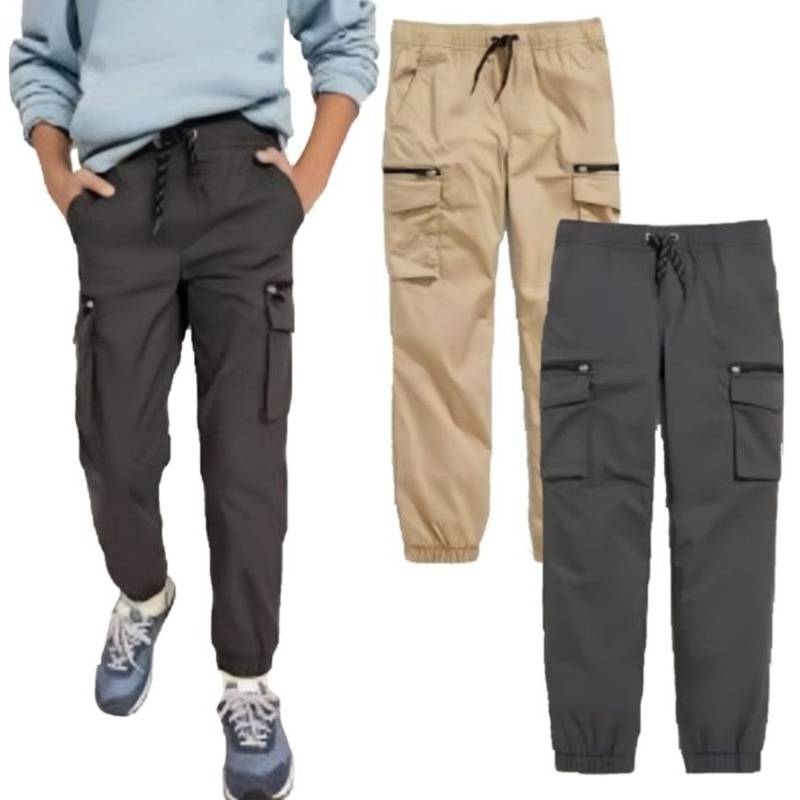 CELANA ANAK LAKI-LAKI OLD NAVY CHINOS CARGO JOGGER (6/7Y - 18Y)