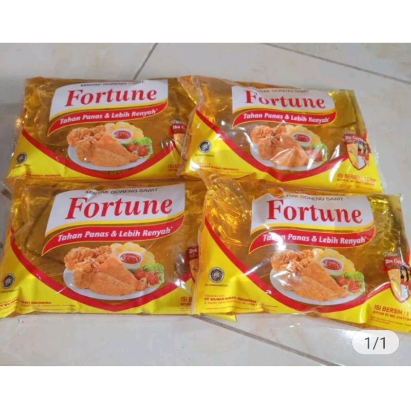 

MINYAK GORENG FORTUNE 1 LITER KEMASAN BANTAL