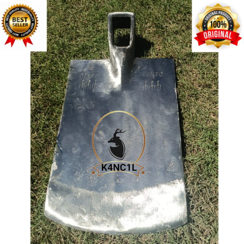 cangkul asli baja wojo isen anti lengket/ pacul / pacul asli baja tajam / pacul cap garpu 3