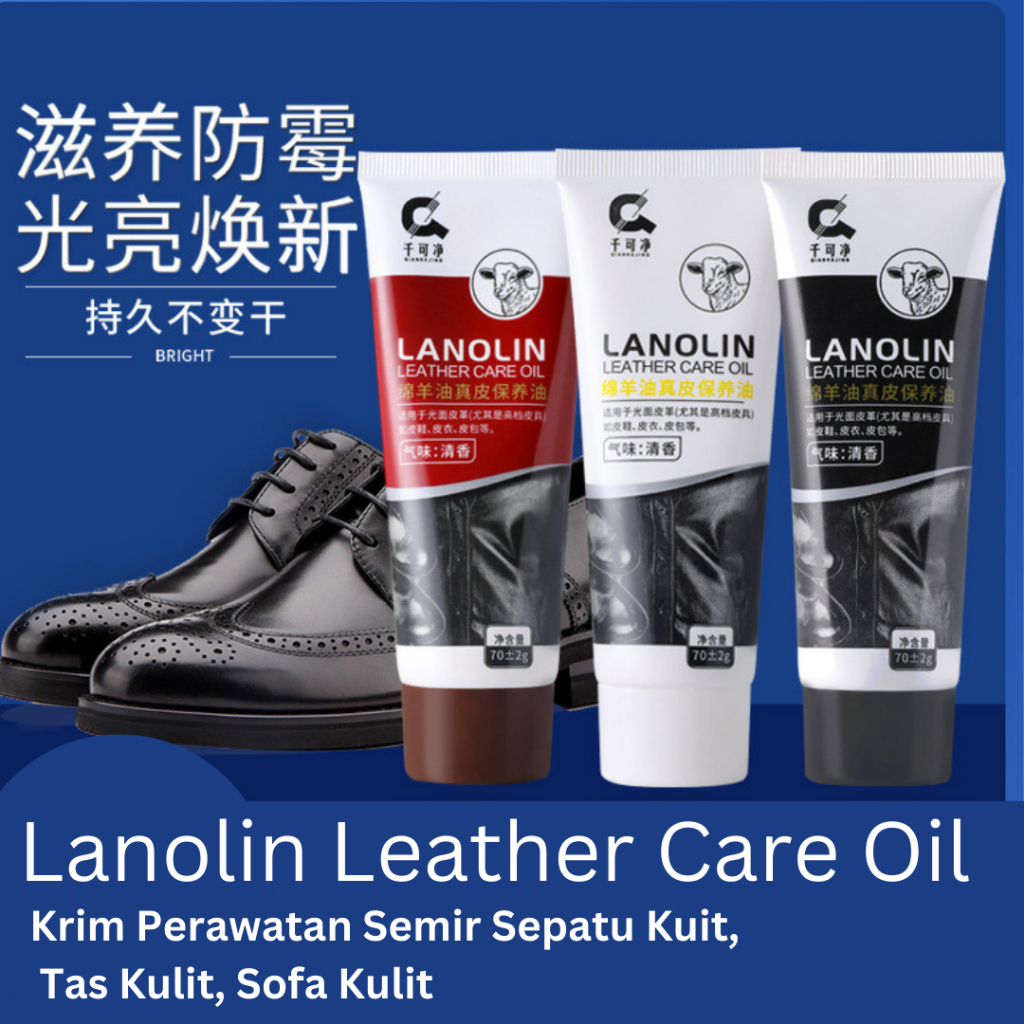 Lanolin Leather Care Oil Semir Sepatu Shoe Polish Perawatan Sepatu Kulit Semir Tas Kulit Semir Sofa 