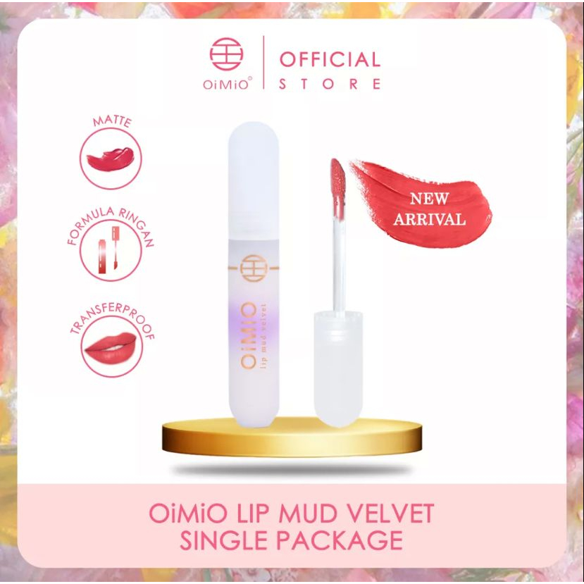 OIMIO LIP MUD VELVET SINGLE/ KOSMETIK BIBIR/ LIPCREAM