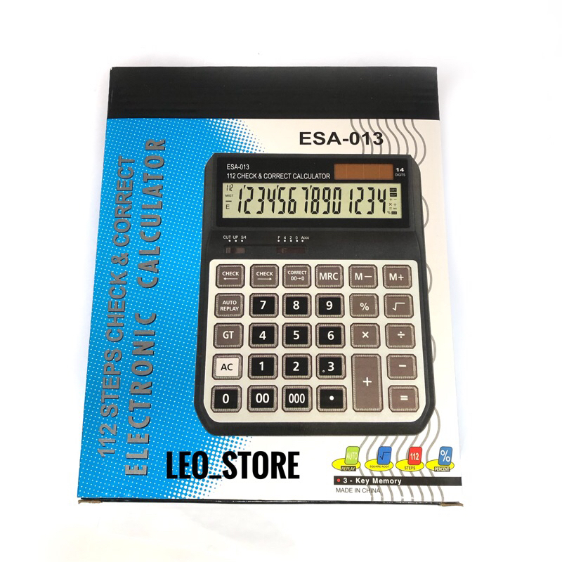

TERMURAH !!!KALKULATOR ESA-013.DENGAN 14 DIGIT.READY!!