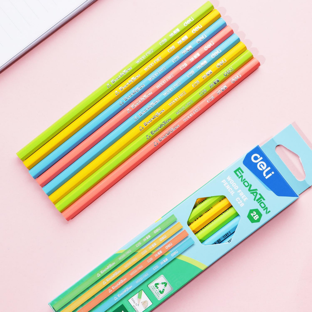 

Pensil 2B DELI 1 pack Isi 12pcs Enovation C28 Sekolah Stationery
