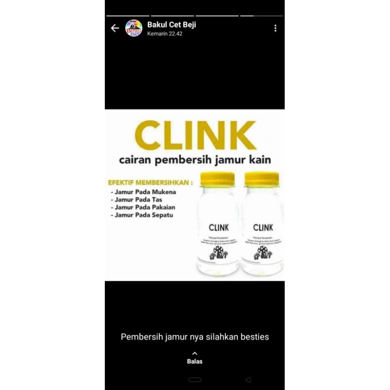 Clink Pembersih Jamur Pakaian