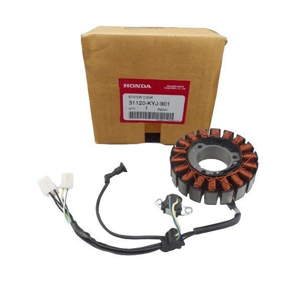 SPUL STATOR CBR250 CBU THAILAND 1-SILINDER 31120-KYJ-901 ASLI AHM