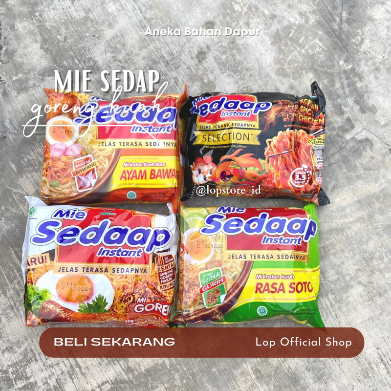 

Mie Sedap Goreng - Mie Sedap Kuah