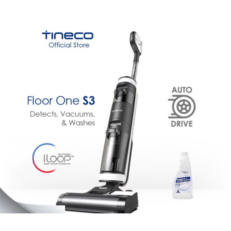 Preloved tineco S3 floor vacuum and mop for all floor