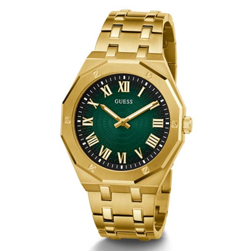 Terbaru GUESS GW0575G2 Original ASSET Jam Tangan Pria Analog Gold Stainless