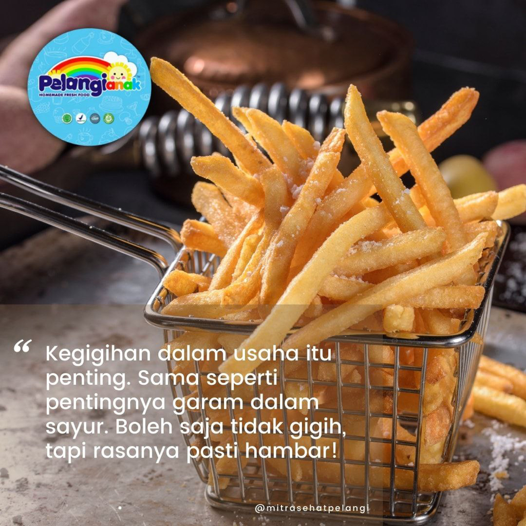 

PELANGI Anak French Fries Original 100% Kentang 800gr Jaksel