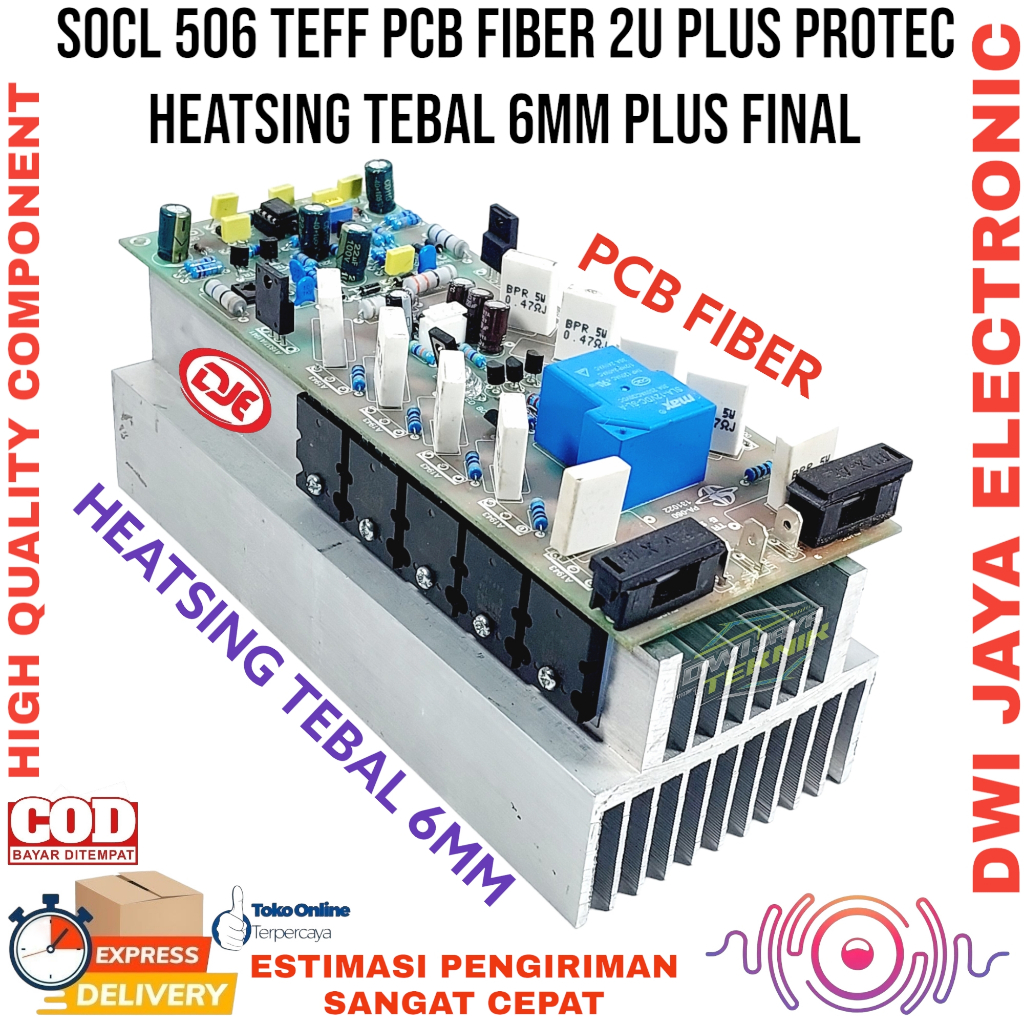 SOCL 506 Tef 2U 800w plus Protect PCB FIBER