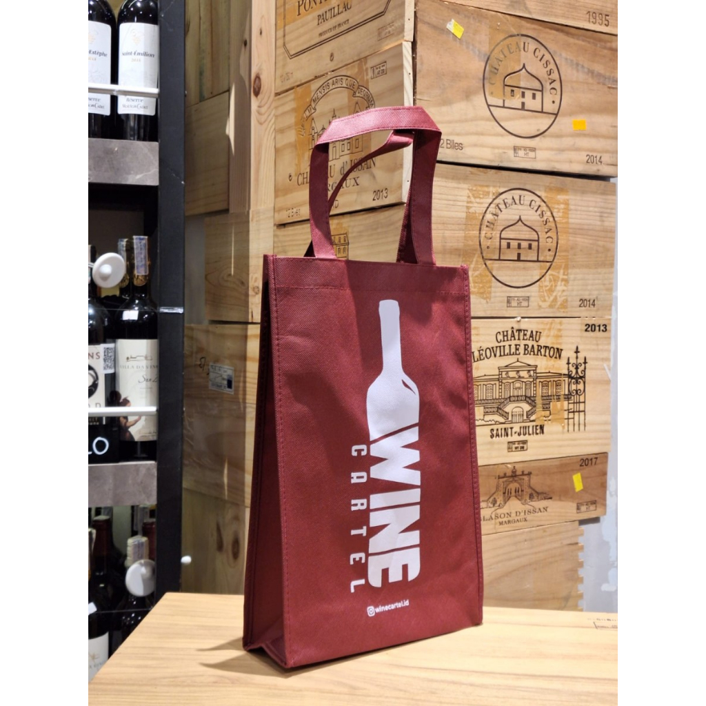 

Tas Wine Bag Goodie Bag Wine Cartel UK 2-4 Botol