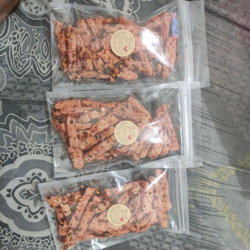 

Basreng pedas daun jeruk