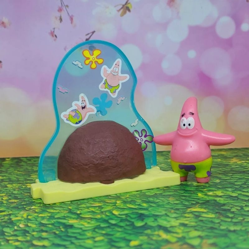Figure Diorama Patrick Spongebob Squarepants happy meal mcd set 2pcs