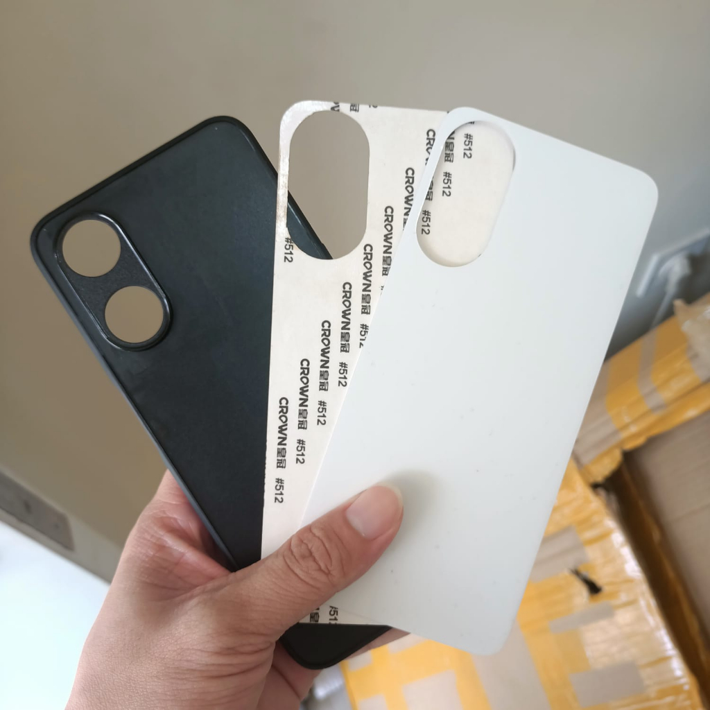 [ TOMCASES ] BAHAN POLOS CUSTOM CASE SOFTCASE FUZE RUBBER PLAT SLIM 2D SUBLIM VIVO Y93 / Y91C / Y93S