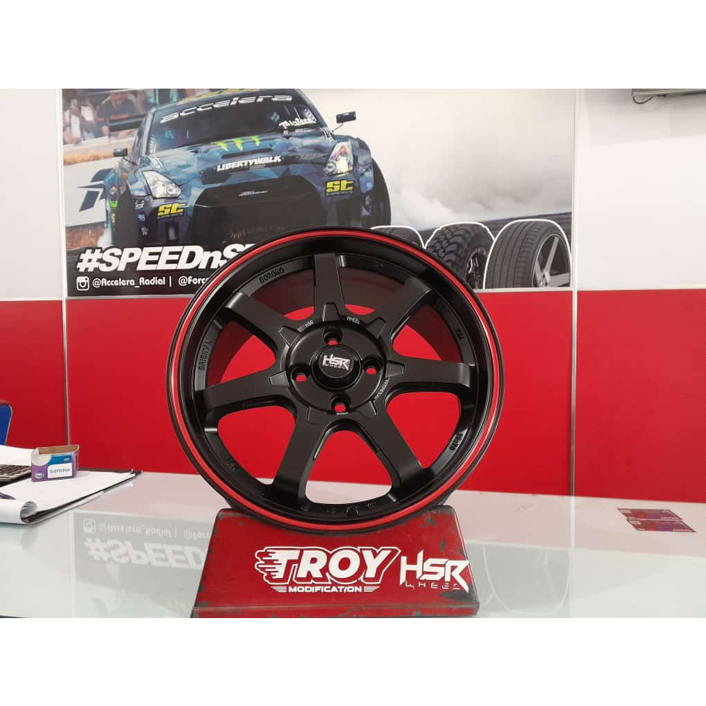 Velg Racing TE37 R16 HSR BOROKO TJH Ring 16 Velg Jazz,Agya,Yaris,Sigra Free Ongkir