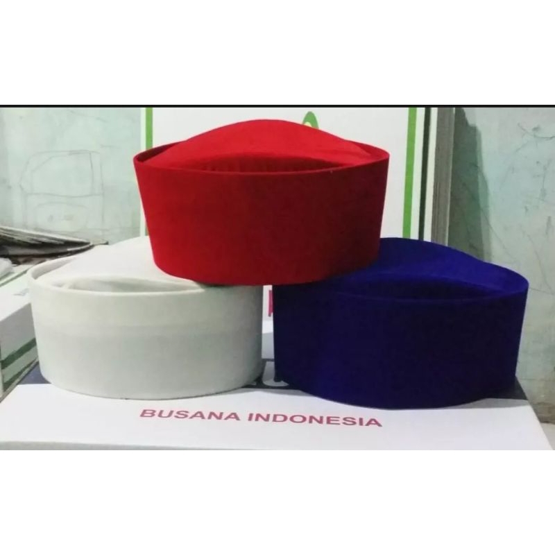 PECI SUSUN WARNA SONGKOK MERAH