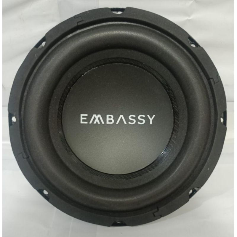 komponen speaker/subwoofer embassy 8 inch dauble coil es-844