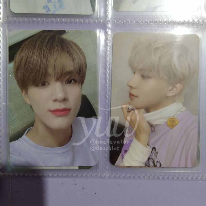 wts pc jeno candylab v1 selca pair jungwoo sticky album nct dream poca photocard candy lab lee jeno 