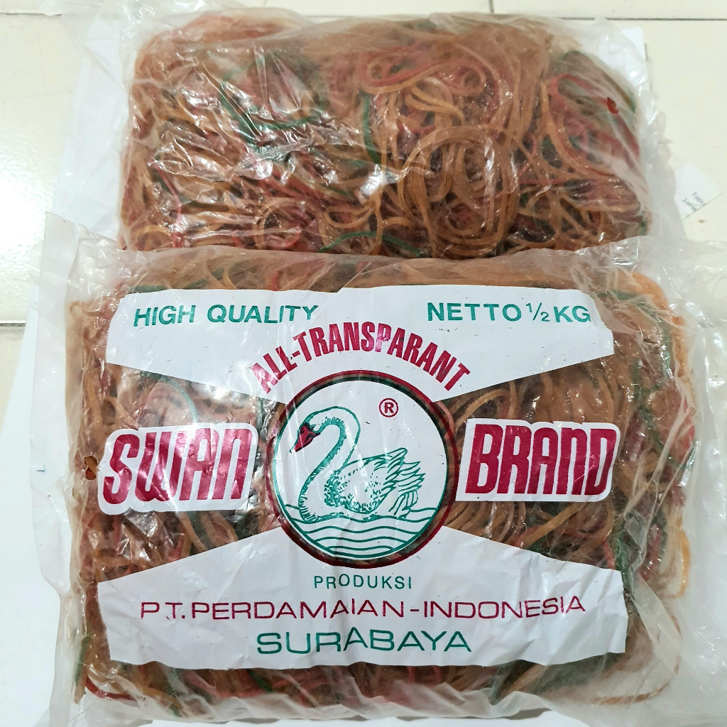 Karet Gelang Pentil Cap Swan 500 gram 1/2kg Asli