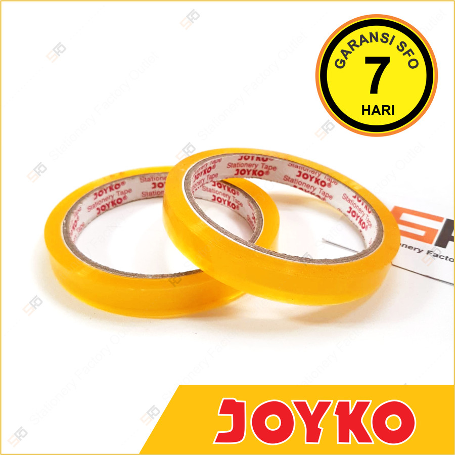 

Lakban Joyko Transparant 12mm x 45m - SFO Semarang Official