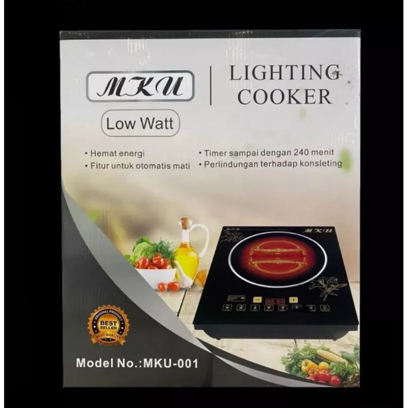 kompor listrik MKU-LOW WATT.LIGHTING COOKER model MKU-001