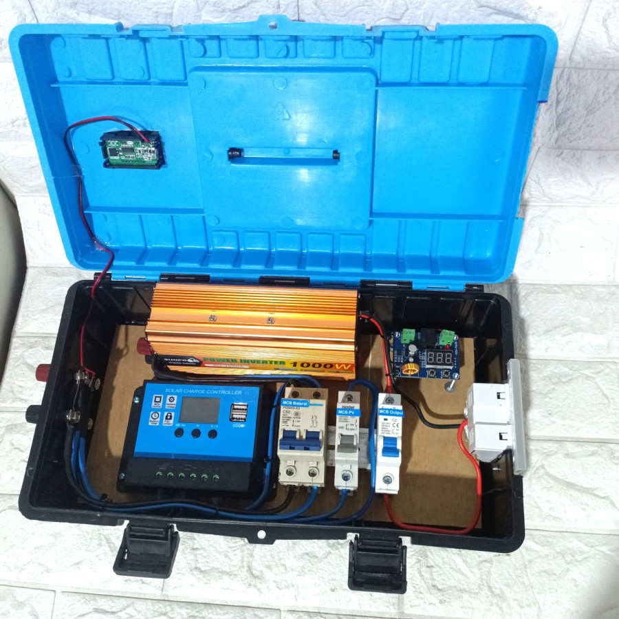 box panel plts portable off grid ECO mode solar panel listrik