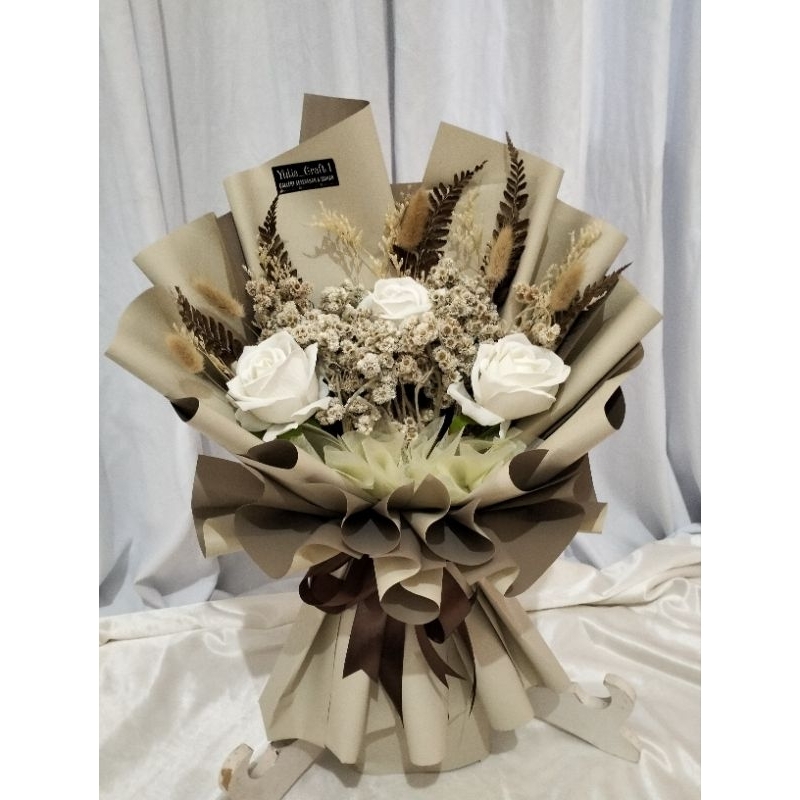 buket bunga artificial buket wisuda buket wedding