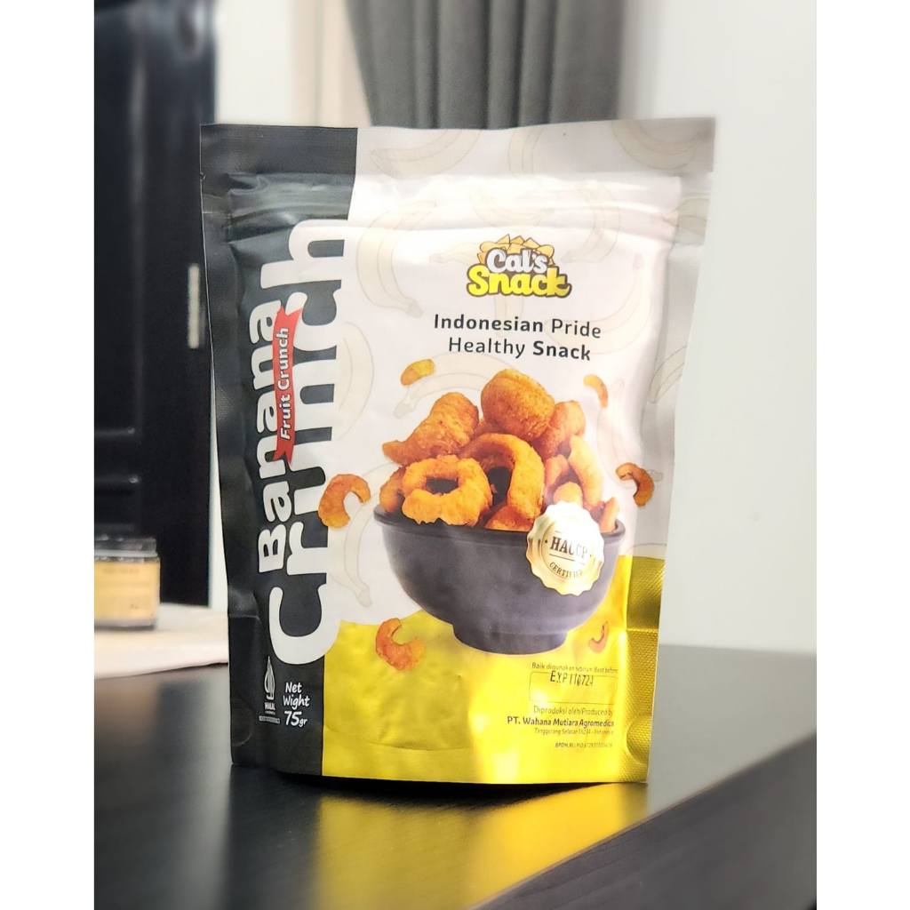 

Cal's Snack Banana Crunch 75 Gram / Rambak Pisang