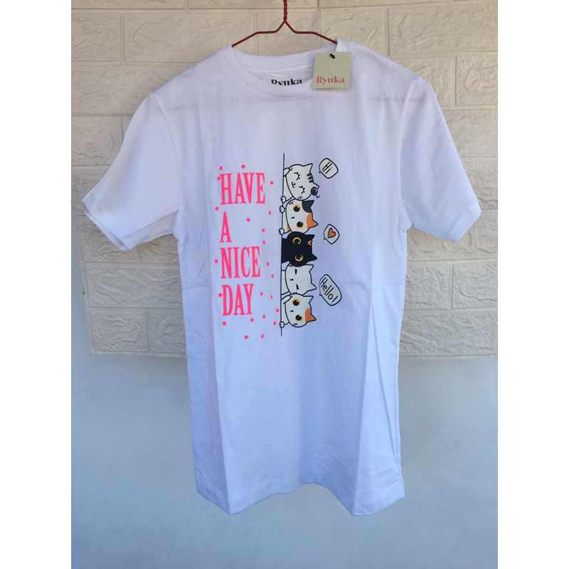 T shirt Ryuka Kaos wanita