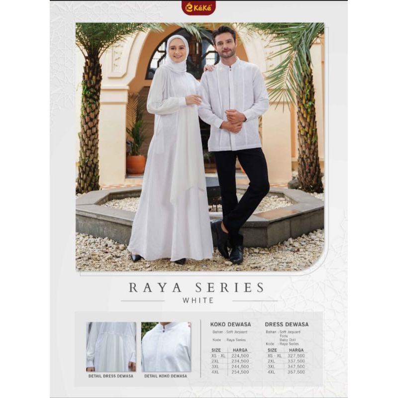 Sarimbit Raya Series Series White by Keke