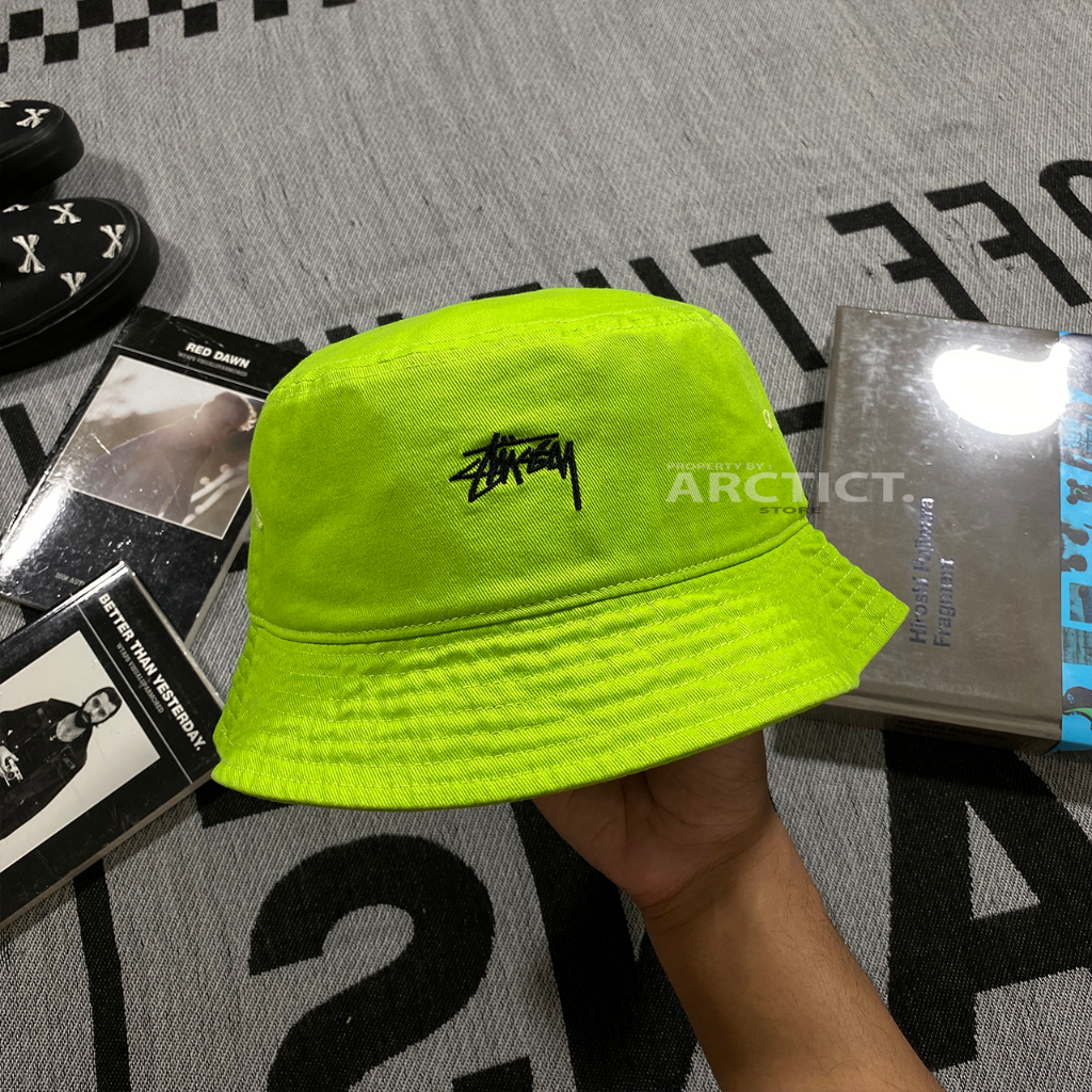 STUSSY STOCK BUCKET HAT - LEAF | ORIGINAL