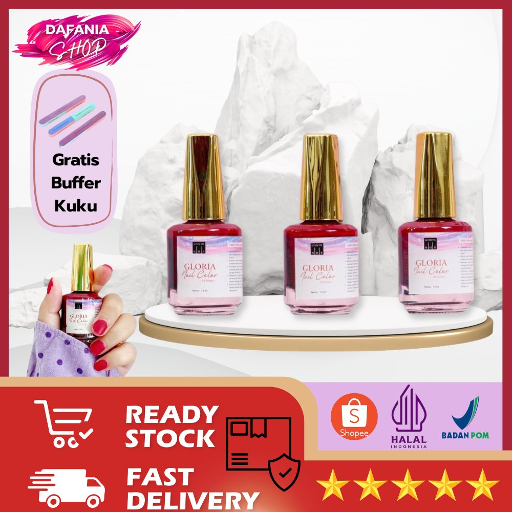 GLORIA NAIL COLOR - KUTEK HALAL SAH UNTUK SHOLAT - INAI KUKU HALAL - PACAR KUKU HALAL - HENNA KUKU H
