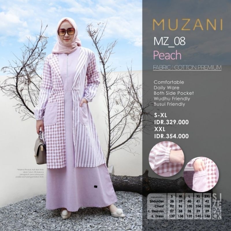 GAMIS MUSLIM WANITA MUZANI 08 ENDOMODA