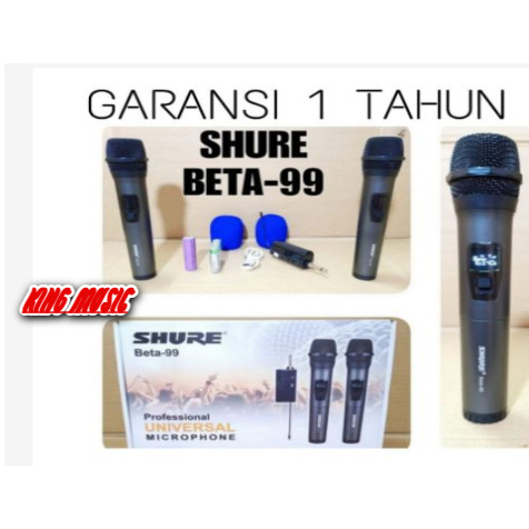 Mic Wireless Shure Beta 99 Handheld Beta99