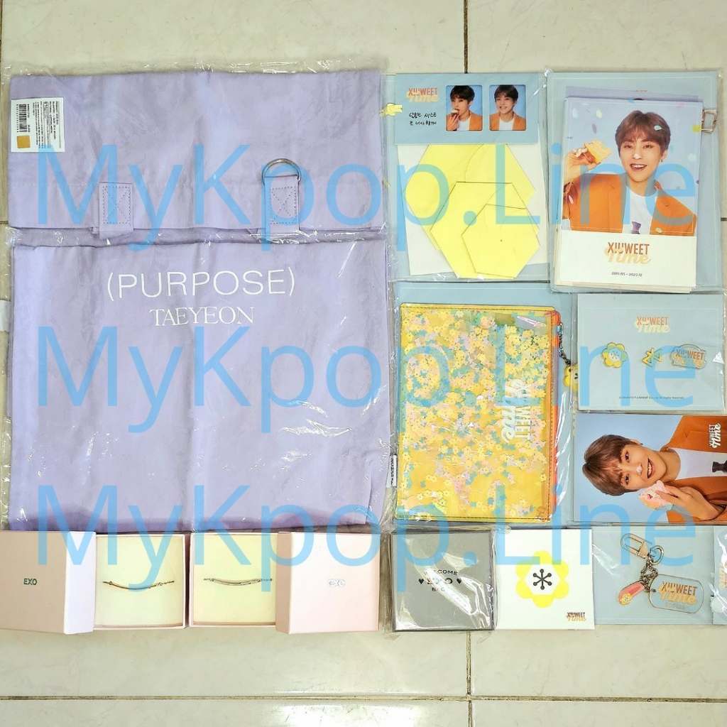 MD EXO Merchandise Xiuweet Necklace Tag Welcome Back Chanyeol Tote Bag Taeyeon OFFICIAL MURAH SALE C