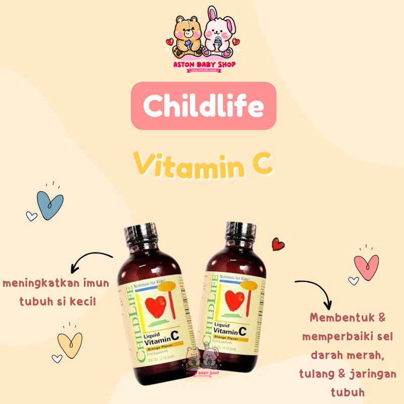 Childlife Vitamin C Vitamin C anak - Vitamin Imun Anak - Vitamin C Liquid