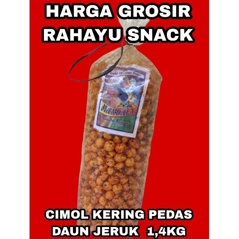 

TERMURAH cimol kering pedas daun jeruk 1,4kg