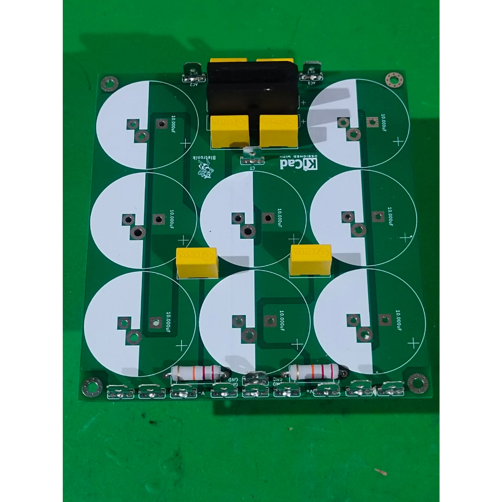 kit psu 8 elco pcb double layer
