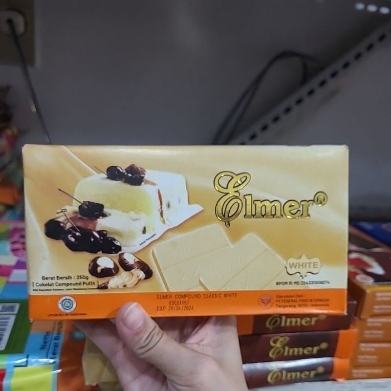 

elmer white chocolate compound 250 gr